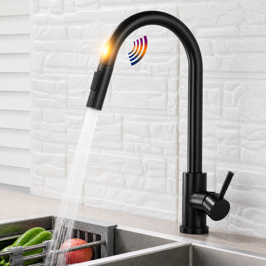 Kitchen Faucet – Pull Out Spray Head, Single Handle & Swivel Spout