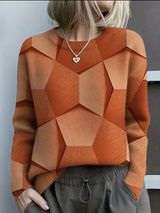 Sanae Trendy Casual Pullover Sweater for Everyday Wear - Stylish & Comfortable Knitwear