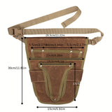 Garden Tool Belt – Canvas, Multiple Pockets & Adjustable Waist Strap