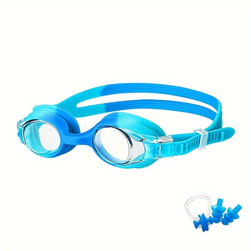 Kids Swim Goggles – Anti-Fog, Leak-Proof Silicone, Adjustable Strap, Ages 3–12