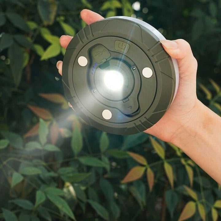 4-in-1 Camping Lantern – 10m RGB String Lights, 2000 mAh Power Bank & IPX4 Waterproof