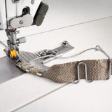 Industrial Sewing Machine Double Fold Binder Tape Folder - Adjustable 20-36 mm Width