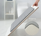Memory Foam Bath Mat – Non-Slip PVC Backing, Water-Absorbent & 3D Striped Design