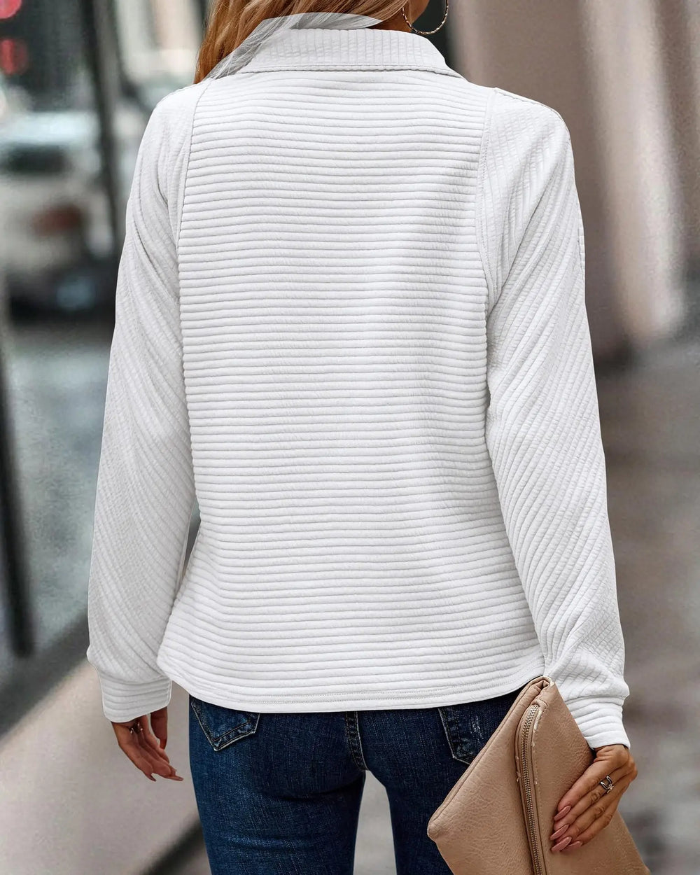 Viola Eleganter V-Ausschnitt Pullover für Damen – Stilvoller, Bequemer Strickpullover für jede Gelegenheit