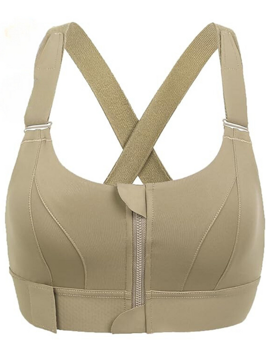 Nova Sports Bra – Beige