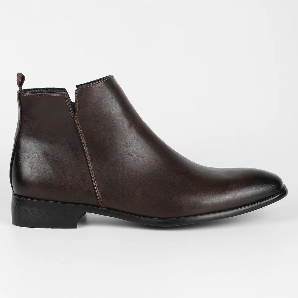 Lars – Classic Retro Leather Boots for Men