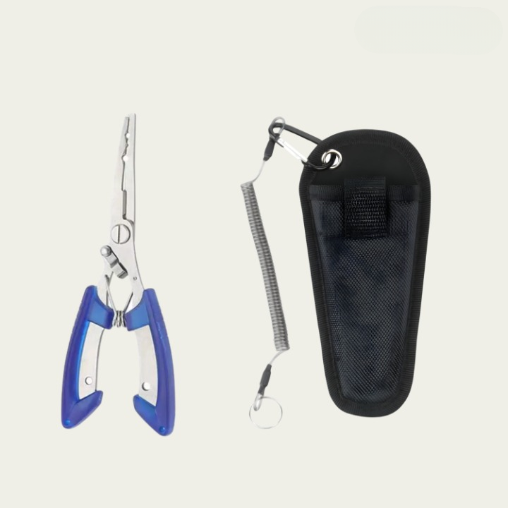 Fishing Pliers 3-in-1 – 420 Stainless Steel, Titanium-Coated & 17.5 cm Length