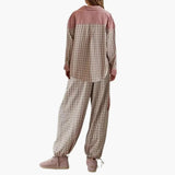 Women's Pajama Set – Button Top & Elastic Pants