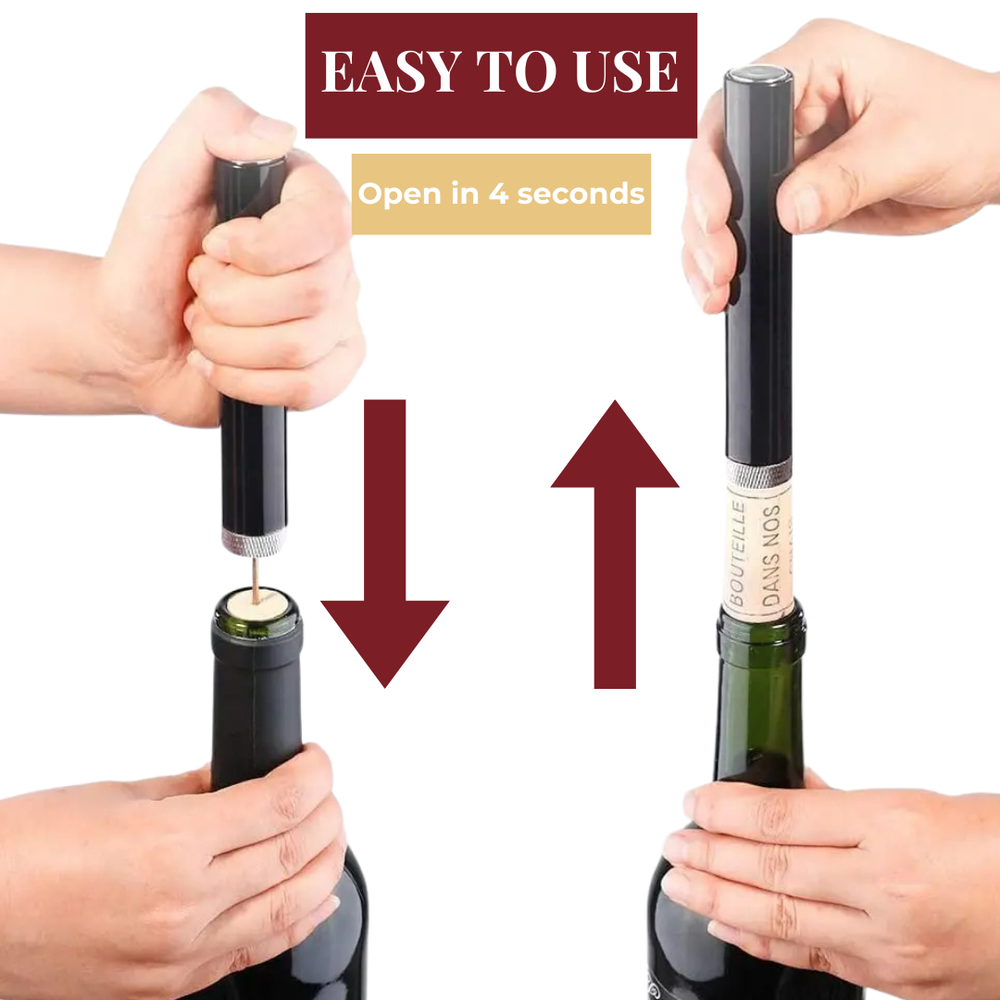 CorkEase – Air Pressure Wine Opener