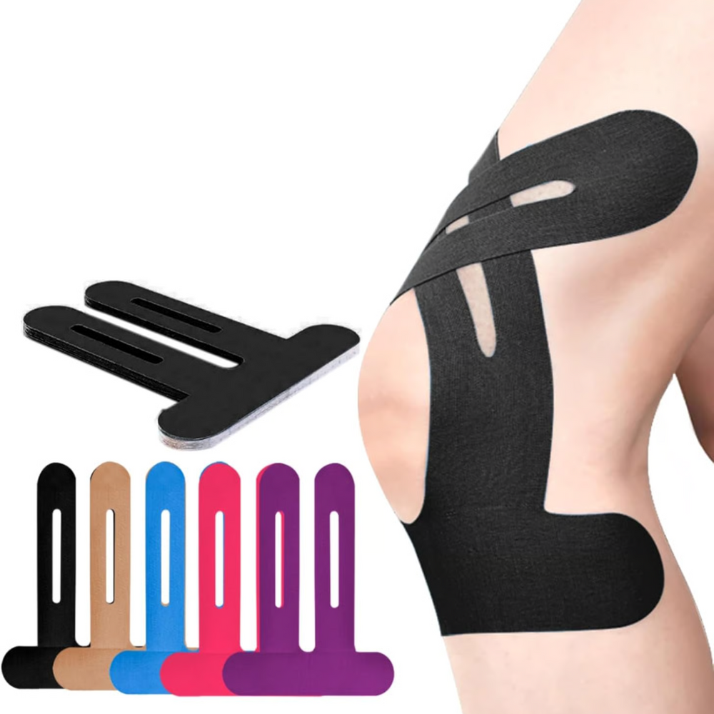 Kinesio-Tape vorgefertigtes Set für Knie