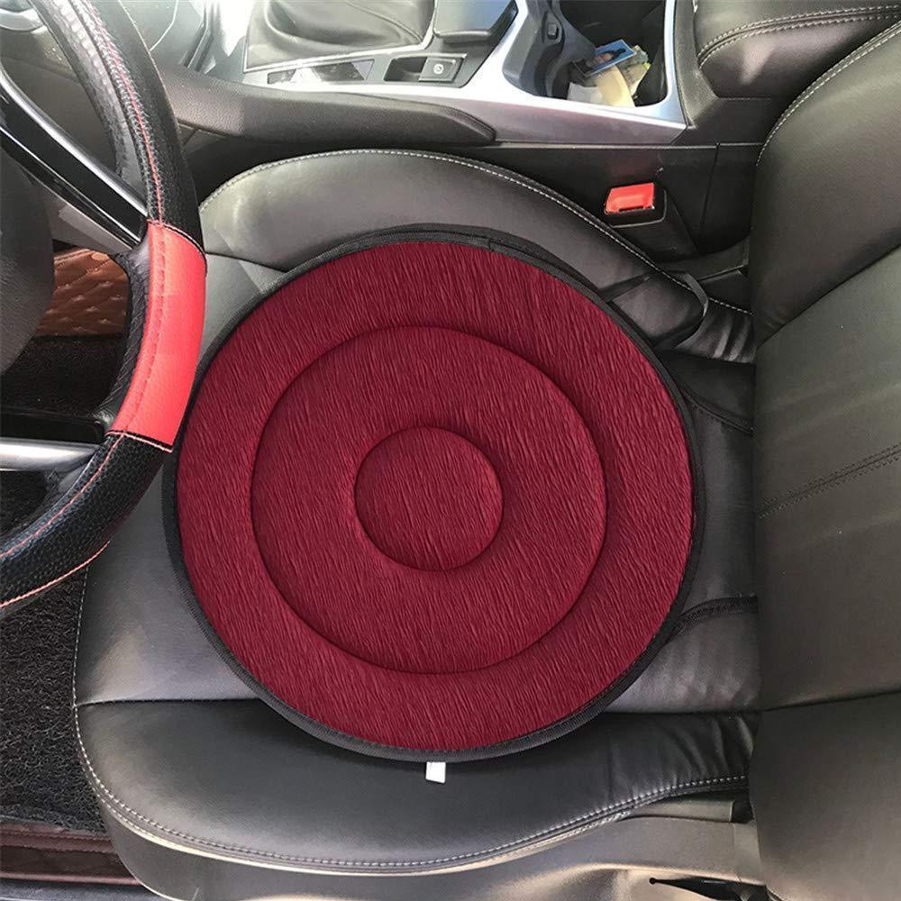 Rotating Memory Foam Seat Cushion with Anti-Slip Base – Movello