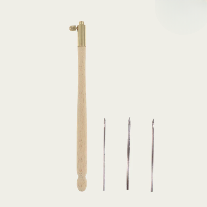Tambour Stick Needle Set with Interchangeable Needles - Perfect for Embroidery & Crafting