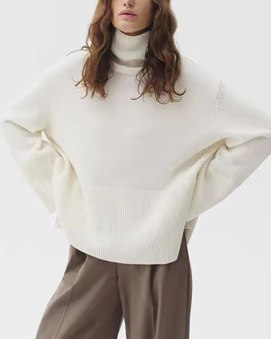 Enhanced Product Title: "Emma Women's Cozy Turtleneck Sweater - Stylish & Comfortable Roll Neck Pullover for Fall/Winter Fashion" 

This title includes relevant keywords and phrases that can help improve visibility and attract potential buyers on Google S