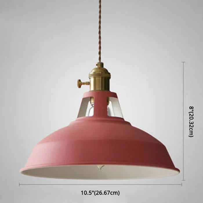 IronGlow Hanging Lamp - Red