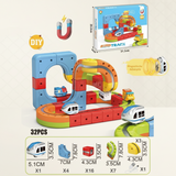 Magnetic Anti-Gravity Train Set – DIY Build, Electric Locomotive & 12-68 Piece Options