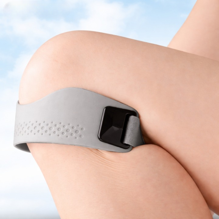 Silicone Knee Brace – Patella Support, Breathable & Adjustable Fit