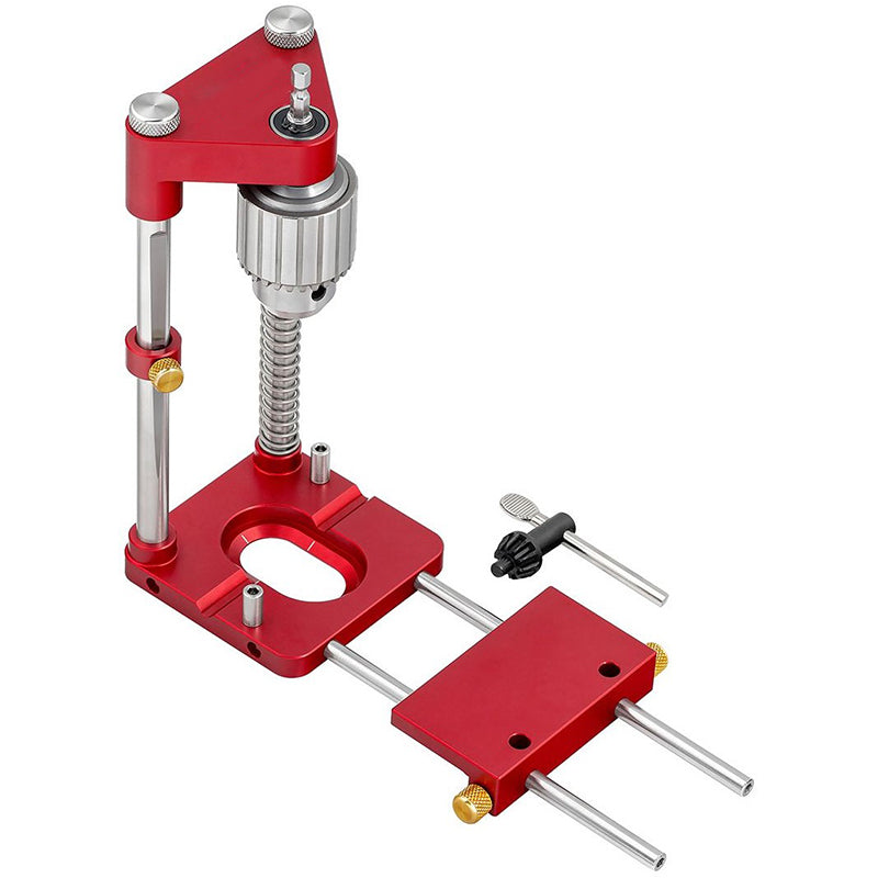 Woodworking Drill Stand – Alloy Steel, Adjustable Guide & 25×8×7cm