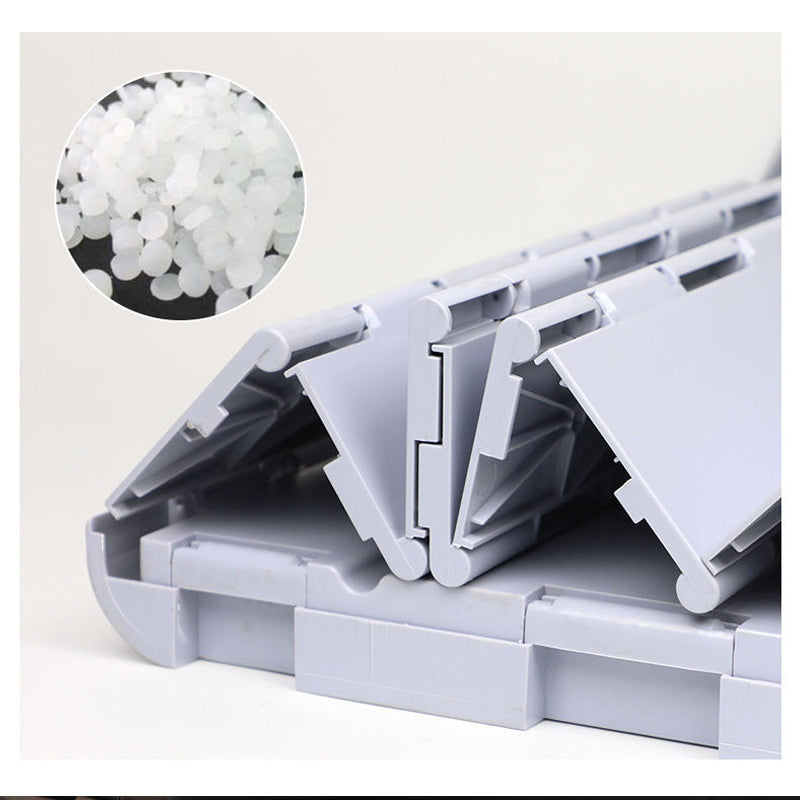 Portable Folding Camping Toilet – ABS Plastic, 180kg Capacity & 5cm Fold-Flat Design