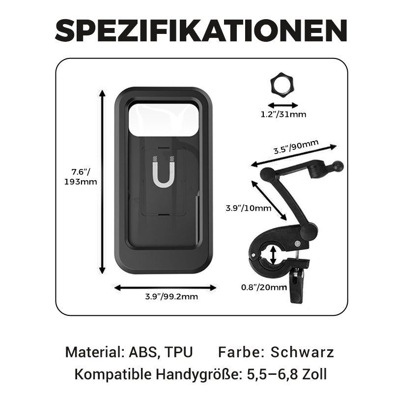 Optimized Product Title: **Wasserdichte Smartphone-Halterung für Fahrrad und Motorrad – Universelle Handyhalterung mit 360° Drehung und Touchscreen-Funktion** 

This title includes relevant keywords and highlights key features to attract more clicks on Go