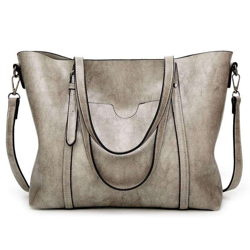 Women's Leather Handbag – Large Capacity, Adjustable Strap & 30×12×26cm PU Leather