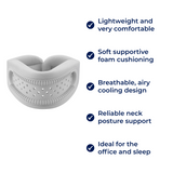 Lightweight Neck Support Brace – Foam Cushioning Breathable Design – Pain Relief for Office & Sleep Kalsten