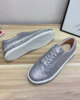 Sienna – Women's Platform Glitter Sneakers
