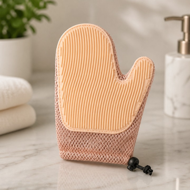 Pet Grooming Gloves for Dogs & Cats – Soft Rubber Bristles, Hair Removal & Massage