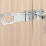 Cabinet Hinge Lock – Zinc Alloy, Screw or Adhesive Mount & 2 Keys