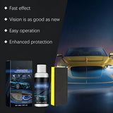 Headlight Restoration Kit – 50ml, Oxidation & Yellowing Remover with UV Coating