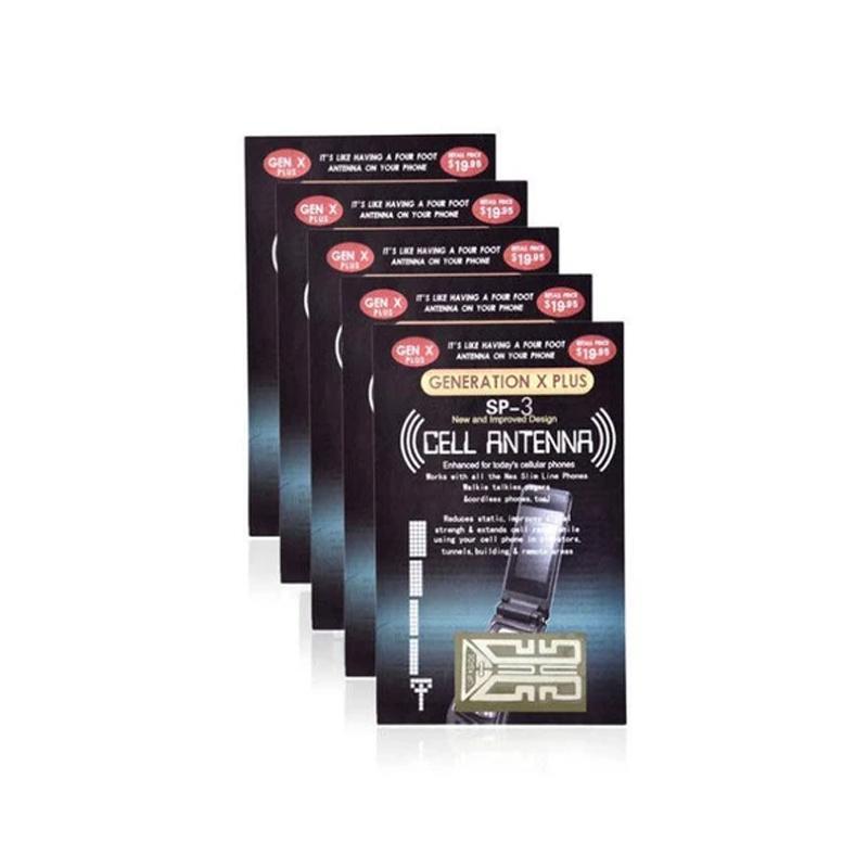 Cell Phone Signal Booster Stickers – Universal Compatibility, 3.5×2cm, Gold