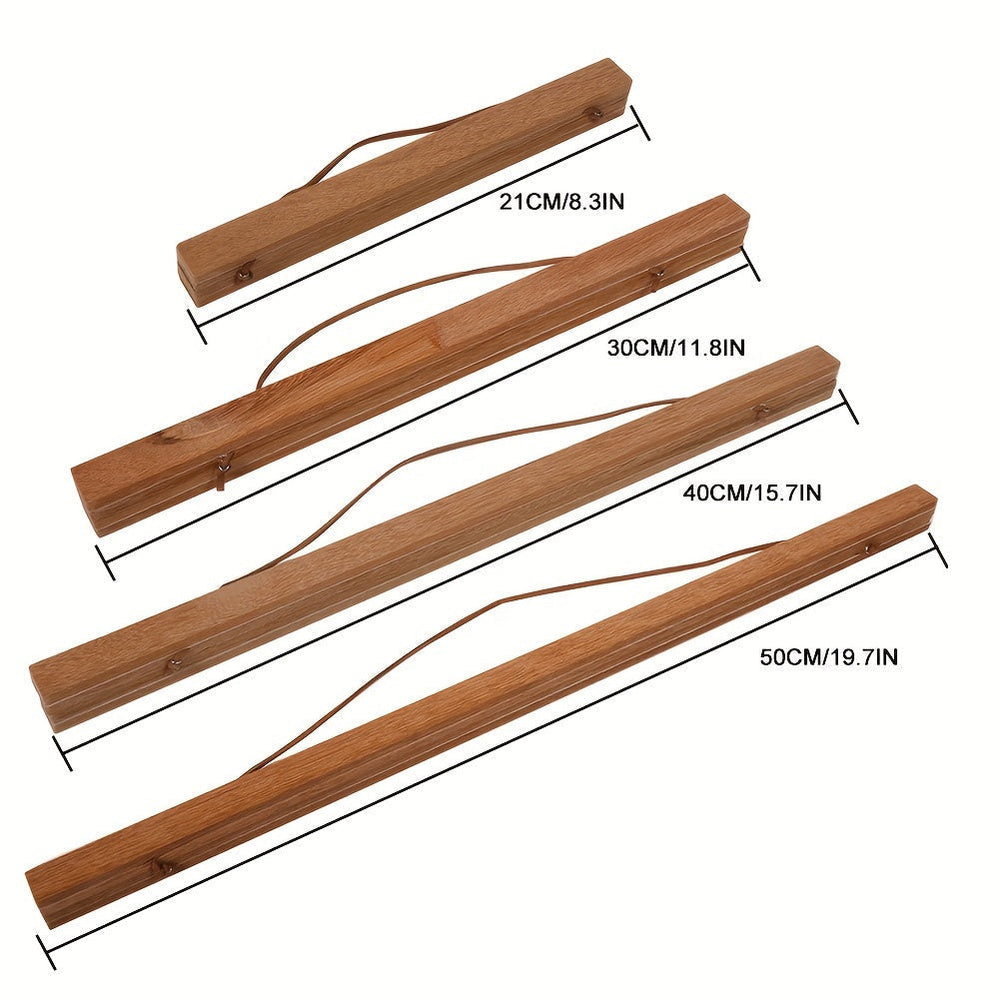 Magnetic Poster Hanger – Recycled Teak Wood, Frameless & 21–71cm Sizes