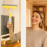 Enhanced Product Title: **3-in-1 Fensterabzieher mit Sprühfunktion – Streifenfreies Glasreinigen in einem Schritt | Effizienter Glasreiniger für Fenster, Duschkabinen & Spiegel**
