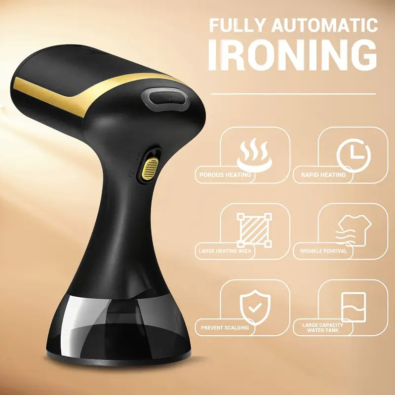 Handheld Garment Steamer – 1500W, 30-Second Heat-Up & 200ml Water Tank