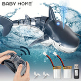 RC Shark Robot – LED Light, Water Spray & USB Rechargeable