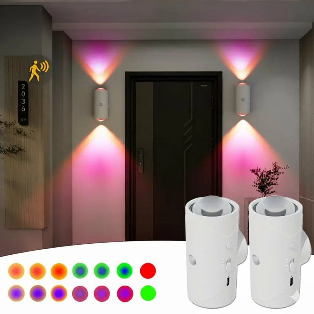 Motion Sensor Wall Light – Cordless Magnetic, 1500mAh Rechargeable & 110° Sensor