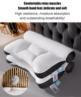 Memory Foam Cervical Pillow – Spine Alignment, Cooling & Ear Cutout