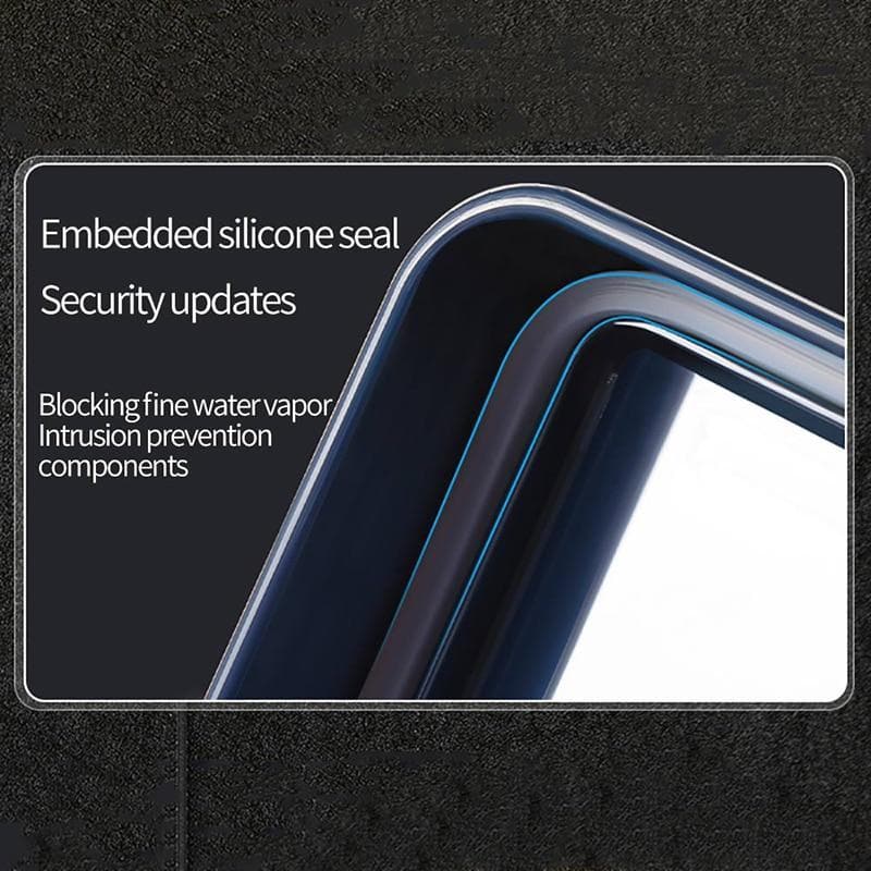 Waterproof Shower Phone Holder – Touch-Through Cover, Adhesive Mount, Fits 6.8 Inch