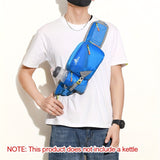 Running Waist Bag with Bottle Holder – 3L Nylon, Adjustable 50–100cm Belt