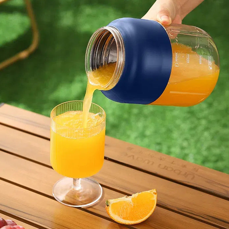 Portable Smoothie Blender – 800ml, USB-C Rechargeable, 80W & Stainless Steel Blades