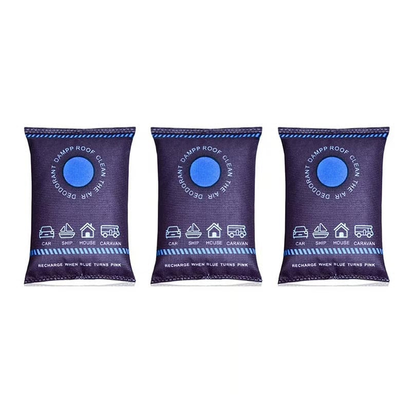 Moisture Absorber – Color Indicator, Mineral Beads & 200g for Closets & Cars