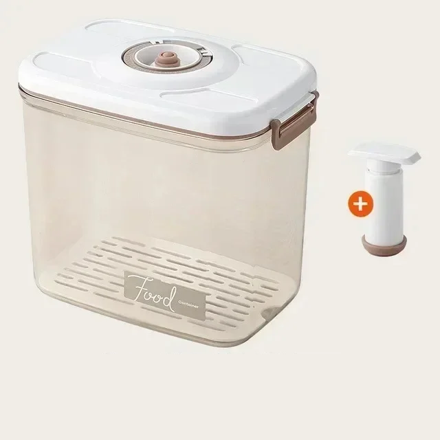 Vacuum Food Storage Container – Hand Pump, BPA-Free & Dishwasher Safe
