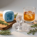 Highland Cow Ice Cube Tray – Silicone, 6 Cavities & BPA-Free