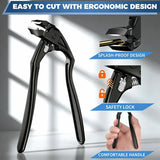 Long-Handle Nail Clipper – Angled Head, Stainless Steel, for Thick Nails