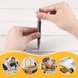 Spring-Loaded Nail Setter – Steel Build, Two Interchangeable Tips & Compact Design