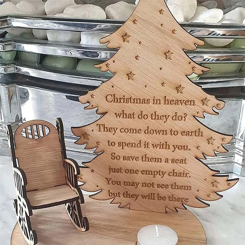 Personalized Christmas Remembrance Ornament - Memorial Keepsake for Loved Ones - Holiday Tribute Decoration