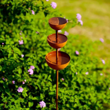 3-Tier Bird Feeding Station – Cast Iron, Ground Spike & 68cm Tall
