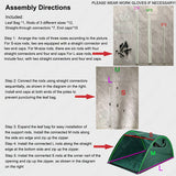 Foldable Garden Waste Bag – 100L, Tear-Resistant Woven Polypropylene & Reusable