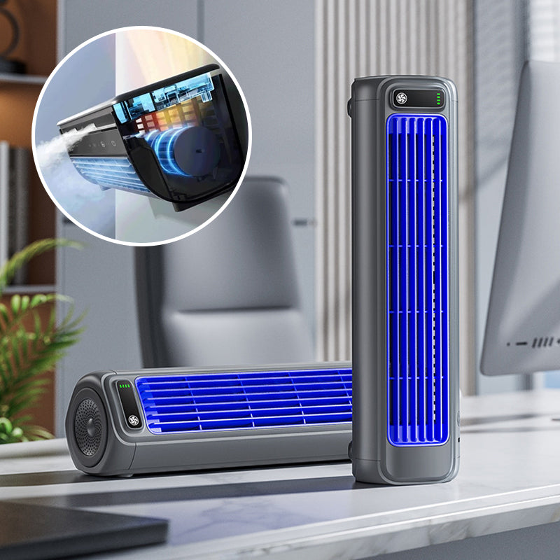 AirWave – Portable Rechargeable Air Conditioner| Bowlift