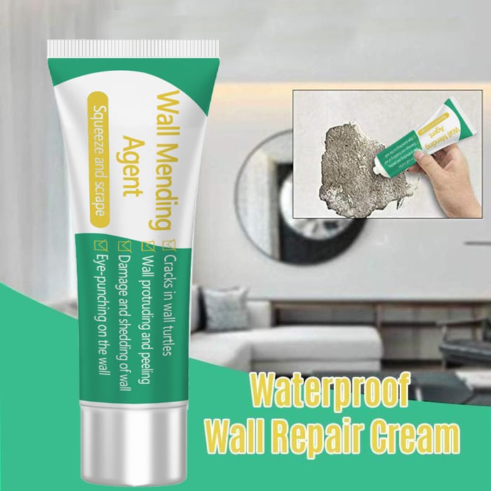 Waterproof Wall Repair Cream – 100ml, Fills Cracks & Holes, Sandable & Paintable
