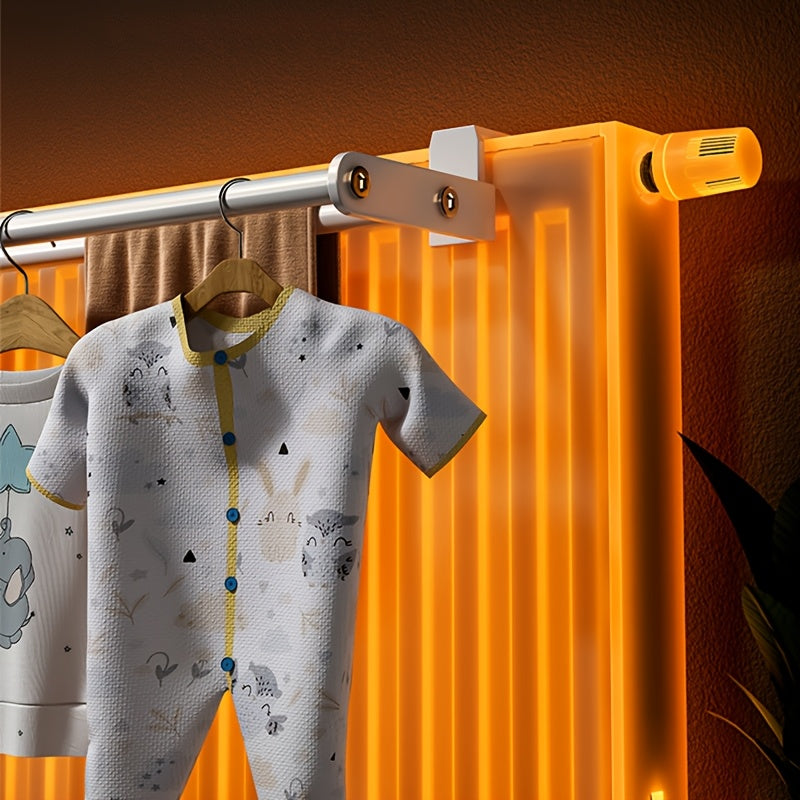 Radiator Drying Rack – Dual-Bar, Tool-Free Mounting & Foldable Metal